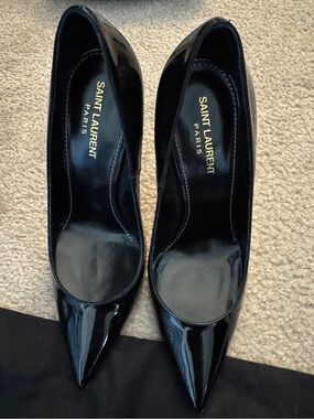 Opyum YSL Black Patent Leather Pumps